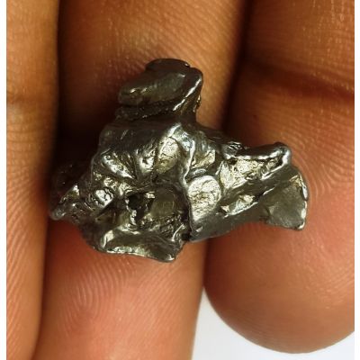 25.51 Carats Black Meteorite 19.33 x 14.96 x 9.76 mm