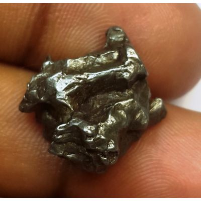 23.67 Carats Black Meteorite 15.26 x 15.17 x 8.03 mm
