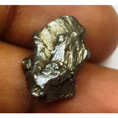20.63  Carats Black Meteorite 17.95 x 11.63 x 7.32 mm