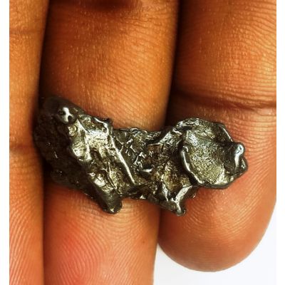 22.61 Carats Black Meteorite 25.72 x 11.69 x 5.03 mm