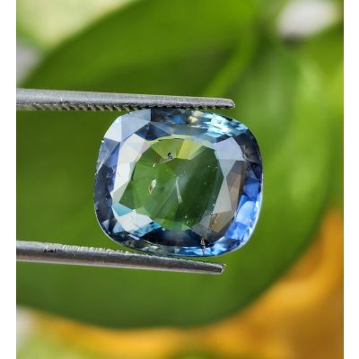 7.15 Carats Natural Greenish Blue Sapphire 12.24x10.74x5.03 mm