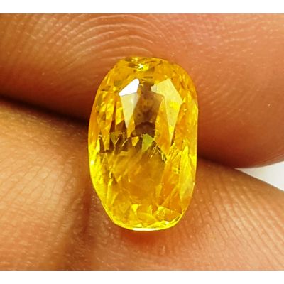 3.00 Carats Natural Yellowish Orange Sapphire 9.60x5.86x8.28 mm