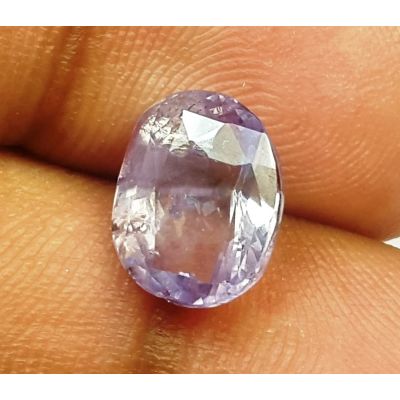 4.07 Carats Natural Purple Sapphire 9.97x8.19x5.58 mm
