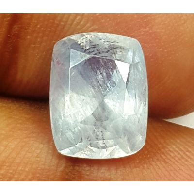 6.33 Carats Natural Tinted Blue Sapphire 10.91x8.50x6.85 mm