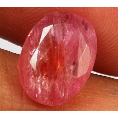 4.13 Carats Pinkish Red Burma(Myanmar) Ruby 11.03 x 8.28 x 4.29 mm