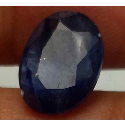 3.65 Carats Blue African Sapphire 10.37 x 8.03 x 3.47 mm