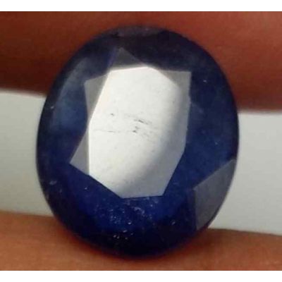 5.77 Carats Blue African Sapphire 12.14 x 10.36 x 5.14 mm