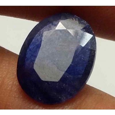 6.21 Carats Blue African Sapphire 14.13 x 10.94 x 3.65 mm