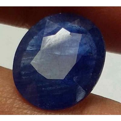 5.35 Carats Blue African Sapphire 12.84 x 10.77 x 4.82 mm