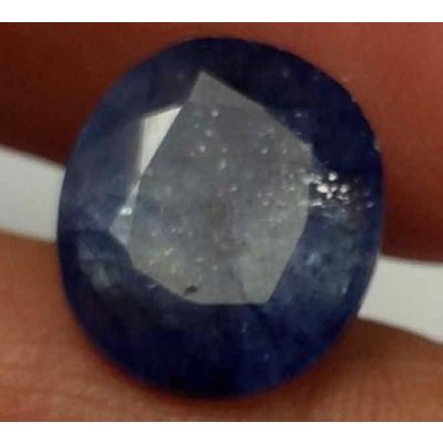 4.77 Carats Blue African Sapphire 12.36 x 10.80 x 3.72 mm