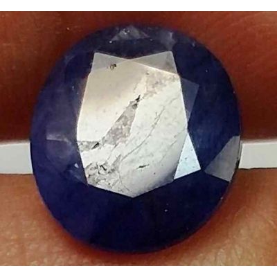 3.77 Carats Blue African Sapphire 10.62 x 9.44 x 3.43 mm