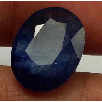 8.98 Carats Blue African Sapphire 14.75 x 11.32 x 4.77 mm