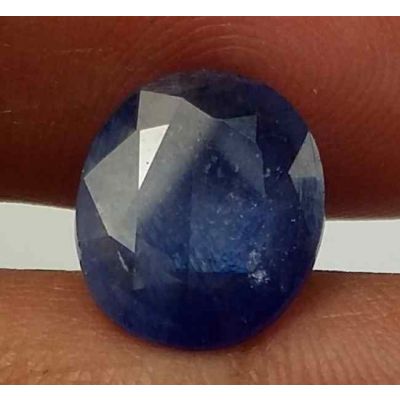 3.06 Carats Blue African Sapphire 10.34 x 9.11 x 3.05 mm