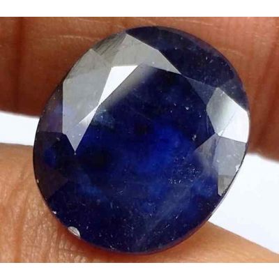 8.66 Carats Blue African Sapphire 13.74 x 11.71 x 4.70 mm