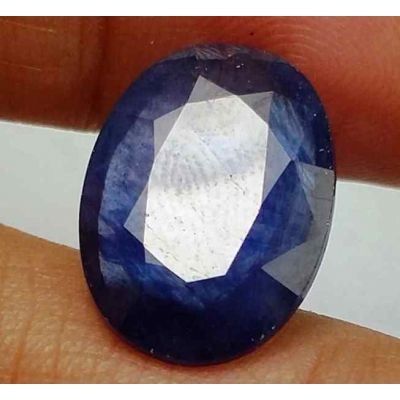 7.09 Carats Blue African Sapphire 15.05 x 11.15 x 3.80 mm