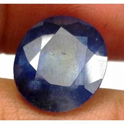 5.57 Carats Blue African Sapphire 12.00 x 10.52 x 3.89 mm