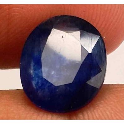 3.86 Carats Blue African Sapphire 11.31 x 9.54 x 3.13 mm