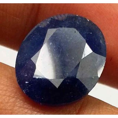 9.77 Carats Blue African Sapphire 14.67 x 11.84 x 5.33 mm