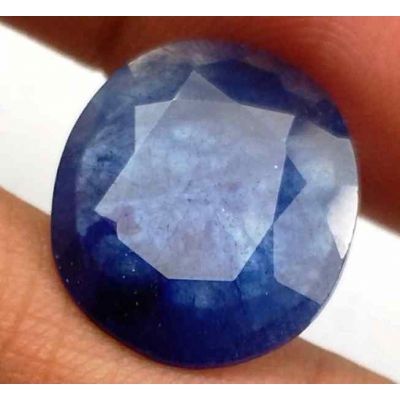 7.98 Carats Blue African Sapphire 14.94 x 13.22 x 4.67 mm