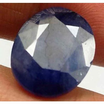 6.97 Carats Blue African Sapphire 13.00 x 10.62 x 4.66 mm