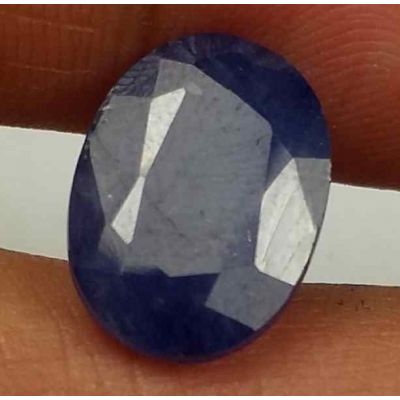 6.85 Carats Blue African Sapphire 13.07 x 9.62 x 5.11 mm
