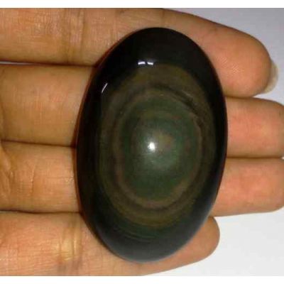 115.08 Carats Obsidian Eye 46.92 X 30.98 X 13.39 mm