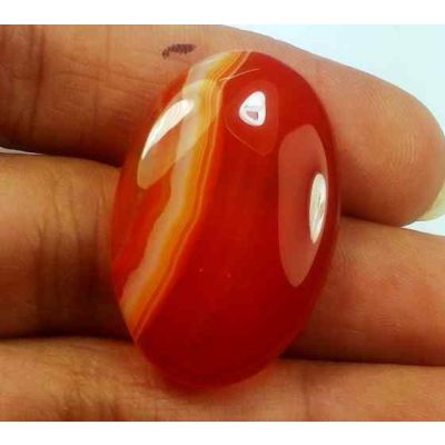 24.32 Carats Banded Agate 30.31 X 19.99 X 4.99 mm
