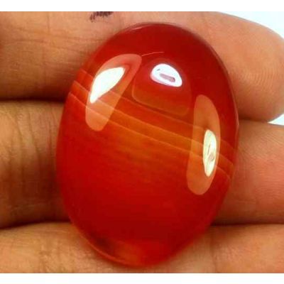 31.42 Carats Banded Agate 29.63 X 21.51 X 6.09 mm