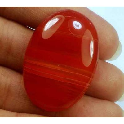 46.61 Carats Banded Agate 33.25 X 23.29 X 6.99 mm