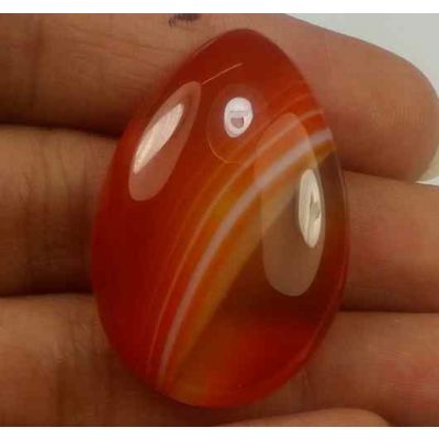42.19 Carats Banded Agate 34.48 X 22.88 X 7.08 mm