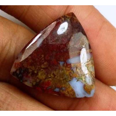 13.72 Carats Plum Root Agate 21.19 X 20.65 X 4.06 mm