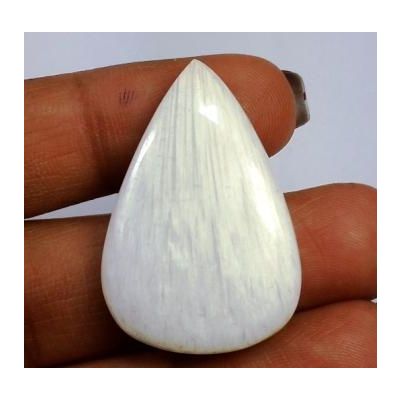 19.79 Carats  Natural Scolecite Pear Shape 30.81 X 20.66 X 5.22 mm