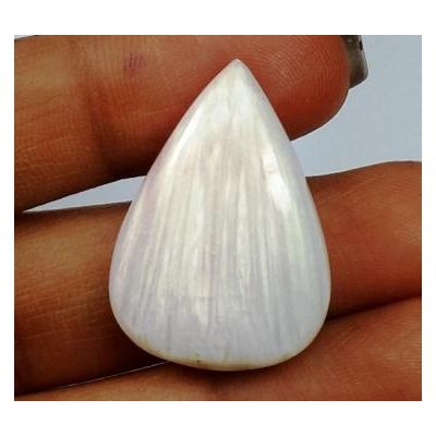 18.06 Carats  Natural Scolecite Pear Shape 26. X 62 X 10.93 X 5.88 mm