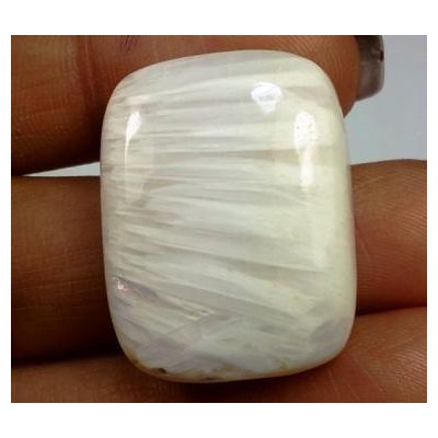 31.24 Carats  Natural Scolecite Rectangular Shape 25.76 X 19.82 X 7.37 mm