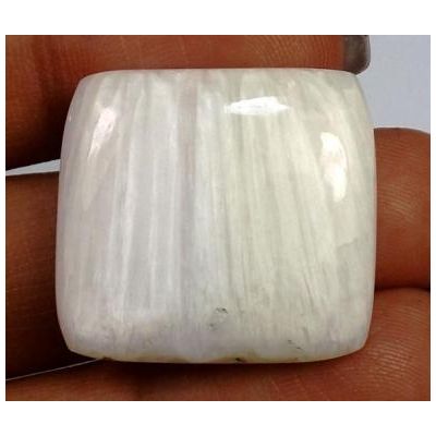 28.20 Carats  Natural Scolecite Rectangular Shape 23.34 X 25.14 X 6.59 mm