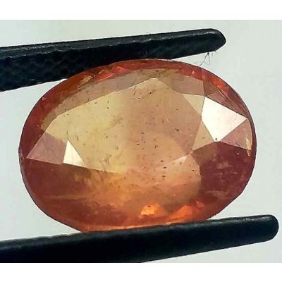 6.25 Carats African Padparadscha Sapphire 11.20 x 9.55 x 5.67 mm