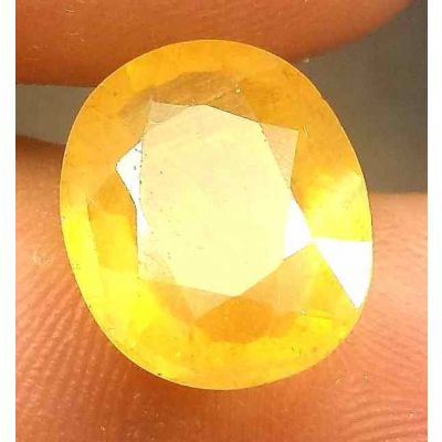 8.35 Carats African Yellow Sapphire 13.78 x 11.40 x 5.50 mm