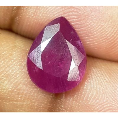 3.72 Carats Natural Red Ruby 11.86 x 9.31 x 3.33 mm