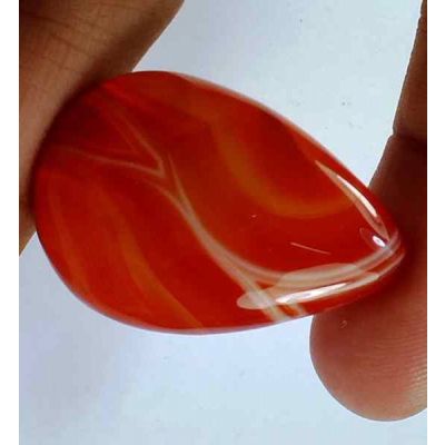 30.65 Carats Australia Banded Agate 30.52 x 20.65 x 6.56 mm