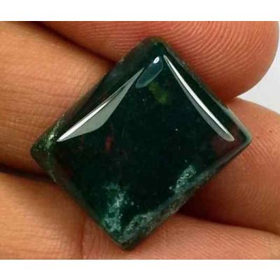 14.11 Carats Natural Red Green Blood Stone 16.71 x 19.92 x 6.37 mm