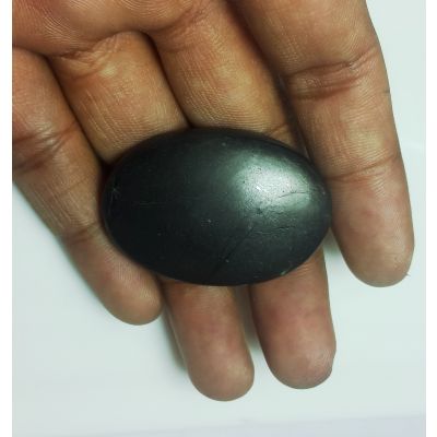 54.60 Carats Natural black Shungite  38.60 x 26.78 x 6.93 mm