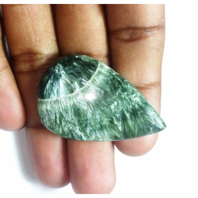 52.53 carats Natural Serpentine Agate 42.62 x 27.31 x 6.05 mm