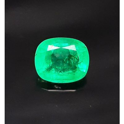 3.66 Carats Natural Colombia Emerald 10.79x9.01x5.79mm