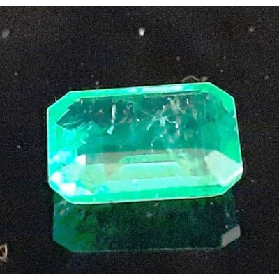 2.72 Carats Natural Zambian Emerald 10.56x7.58x3.93mm
