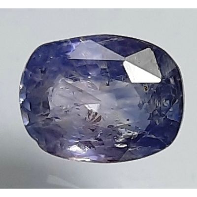 3.54 Carats Natural Purple Blue Sapphire 9.55x7.00x4.27mm
