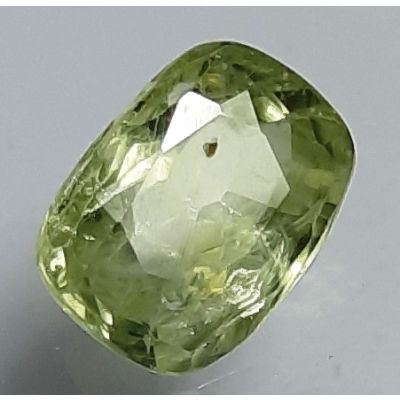 3.72 Carats Natural Olive Sapphire 8.27x7.00x4.50mm