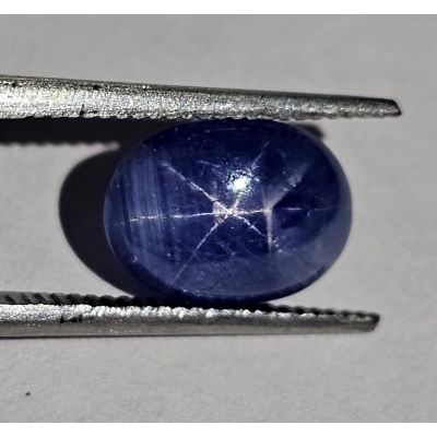 3.38 Carat Natural United Nation Blue Star Sapphire 9.90x7.45x4.31 mm