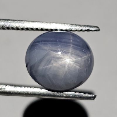 4.35 CARATS  Natural Rock blue Star Sapphire  9.0x8.1x5.71 mm