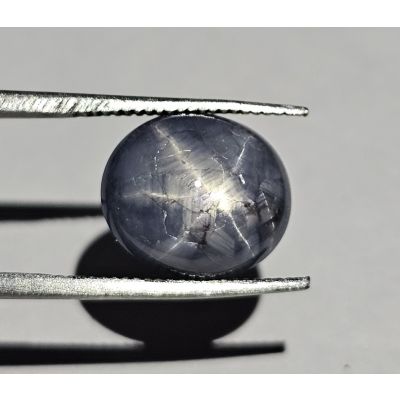 6.34 CARATS Natural Kashmir Blue  Star Sapphire 11.26x9.84x5.31 mm