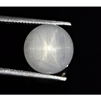 7.75  CARATS  Natural Grey Chateau Star Sapphire  10.31x10.19x6.71 mm